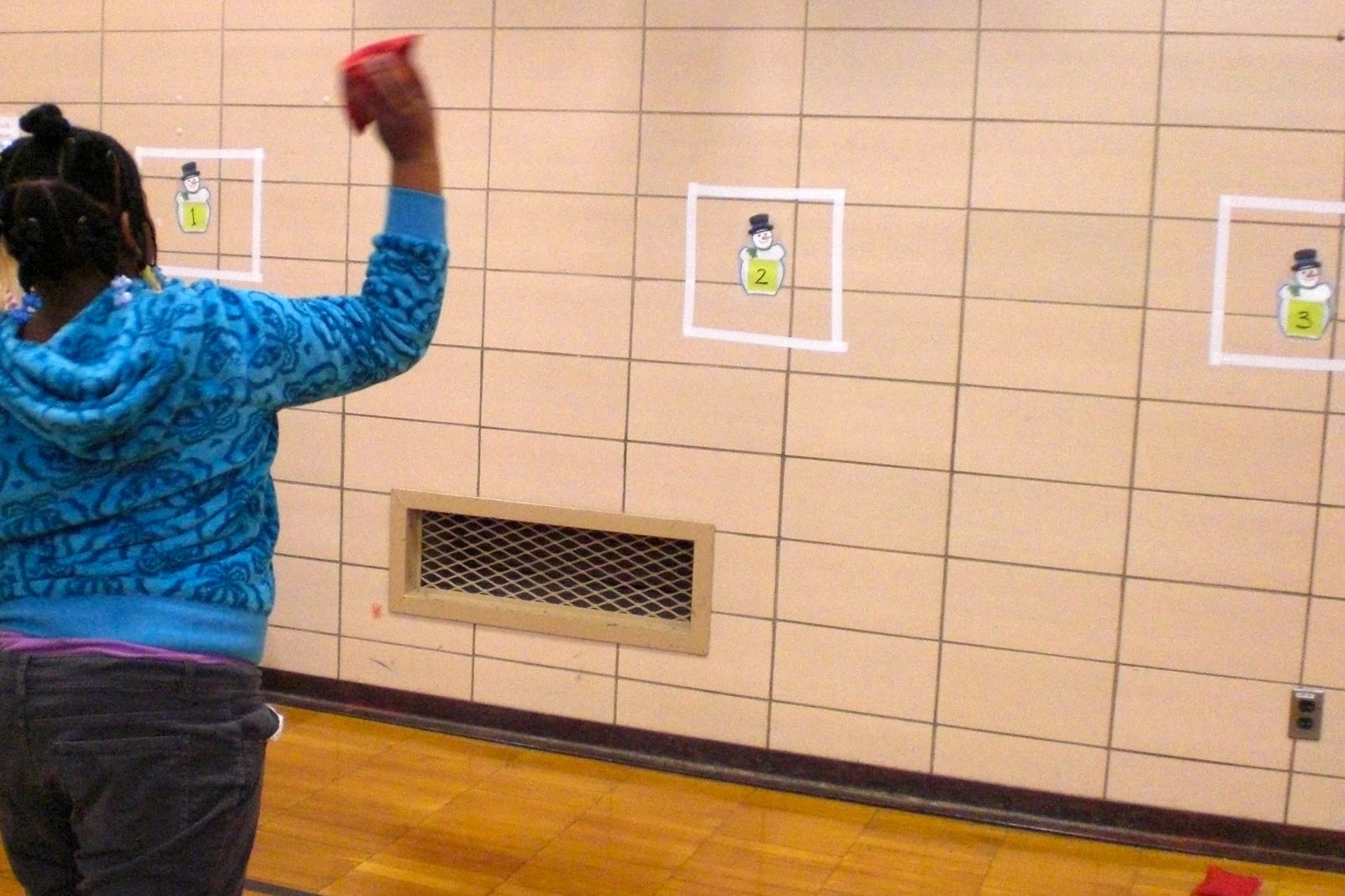 Haisley Physical Education PHOTO Overhand Throw Practice, Ball Skills