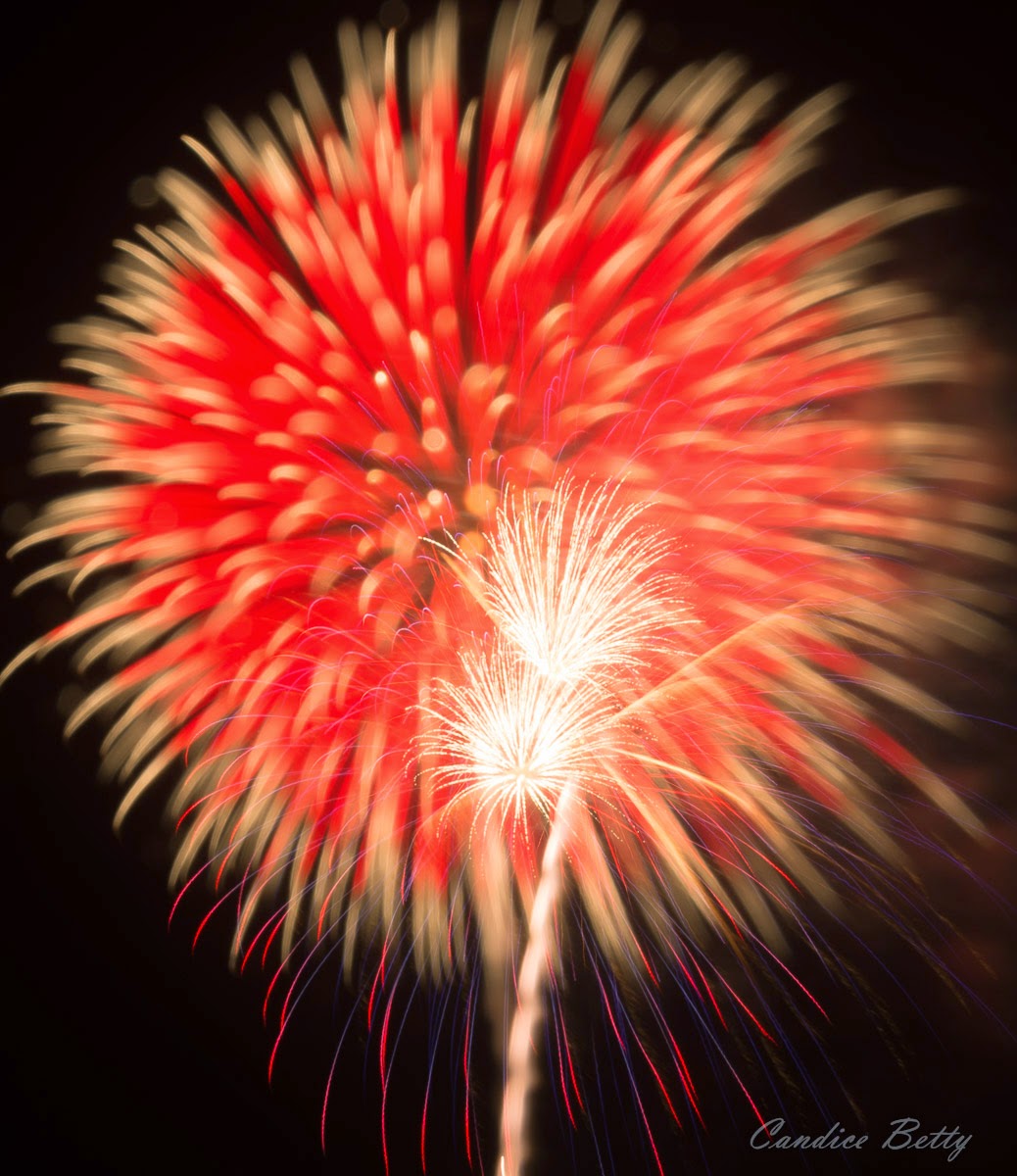 Candice Betty Fourth of July Fireworks Huntington Beach