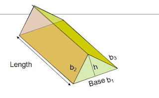 RIGHT PRISM,Volume of Right Prism,Triangular Prism,formulas and solved example