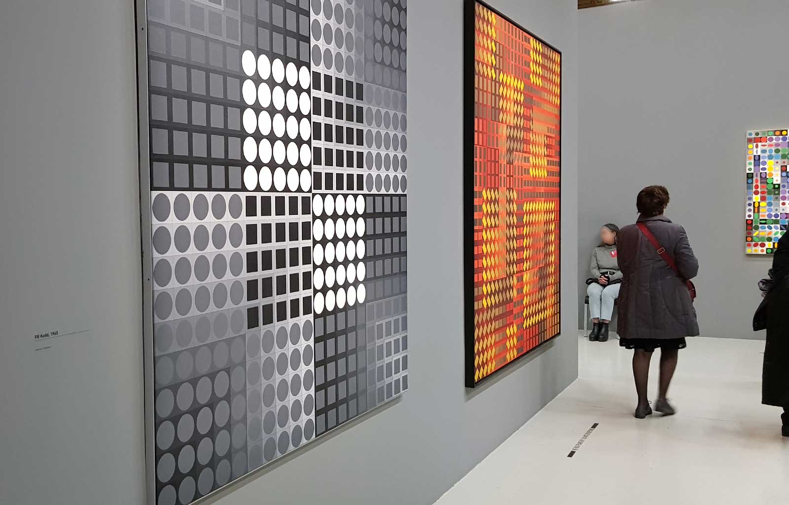 Exposition Vasarey, le partage des formes, au Centre Pompidou