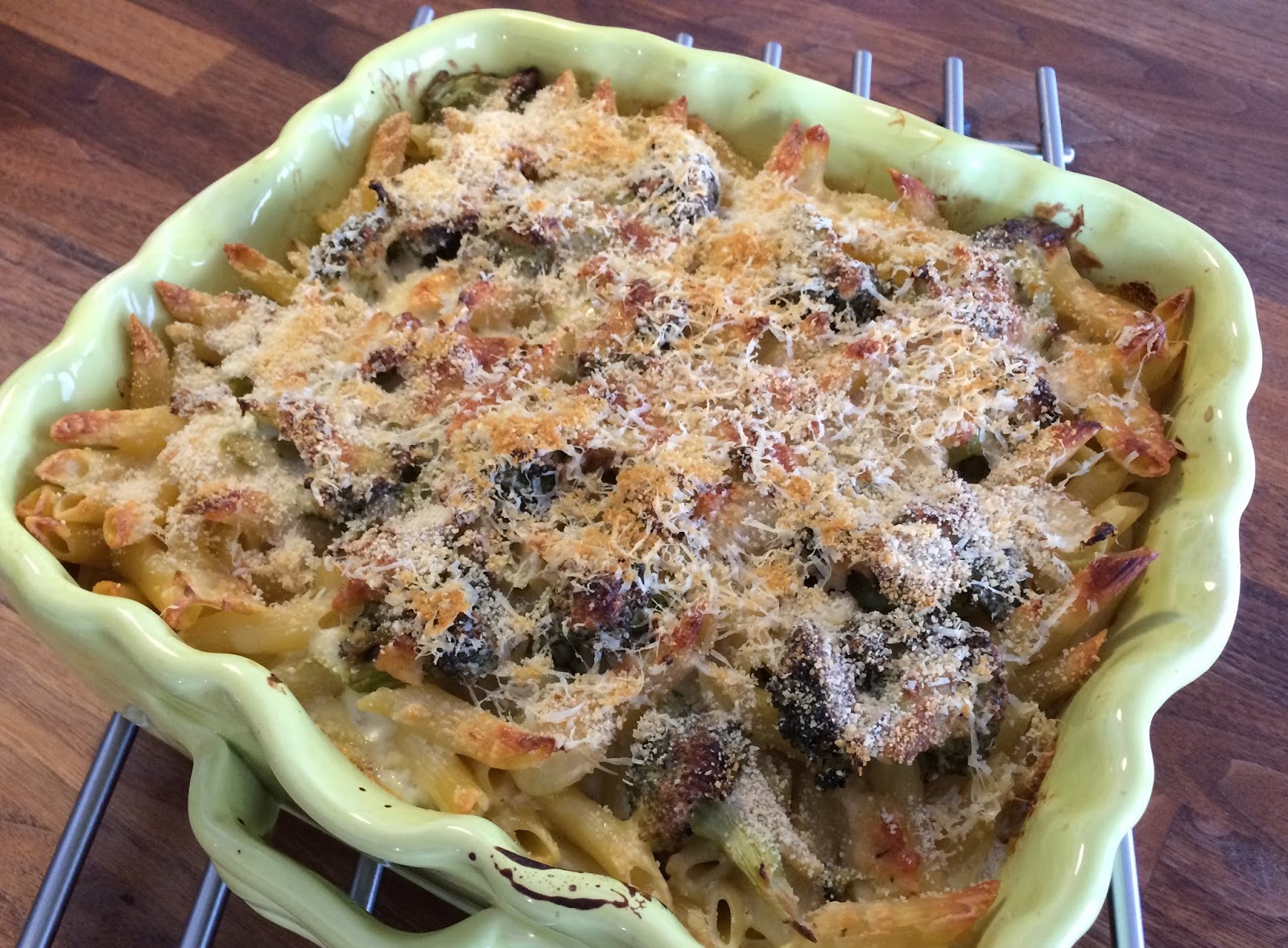 Farmors mat Pasta al forno med broccoli