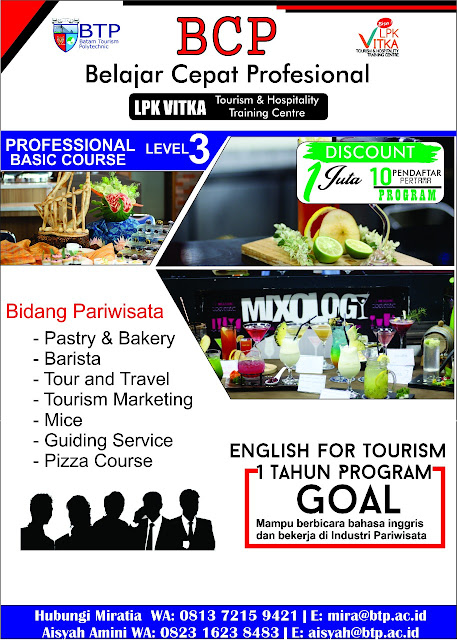 Batam Tourism Polytechnic Discount Penerimaan Mahasiswa Baru English Tourism Pariwisata 2018
