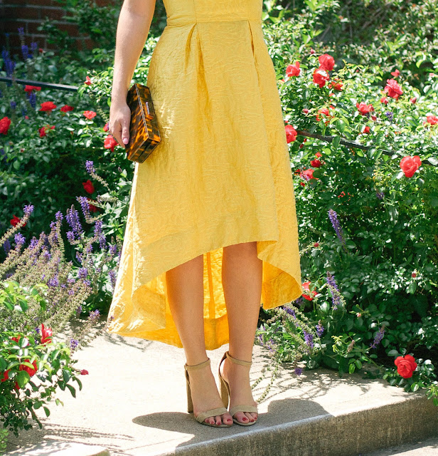 rent the runway yellow dress