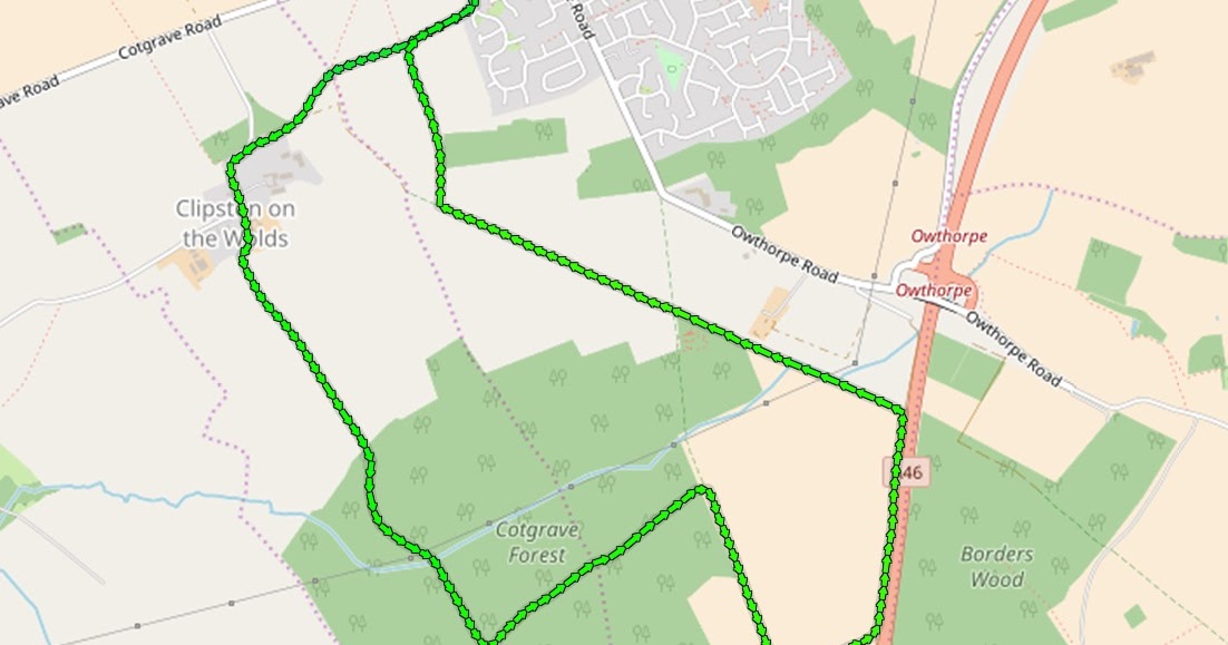 Vale of Belvoir Ramblers Displaying routes and tracks on maps, August