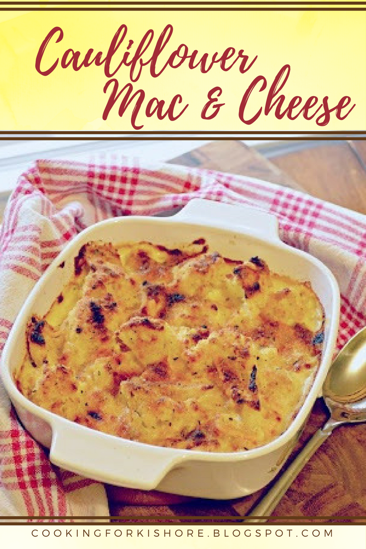 Cauliflower "Mac" and Cheese Food Network Photo Contest