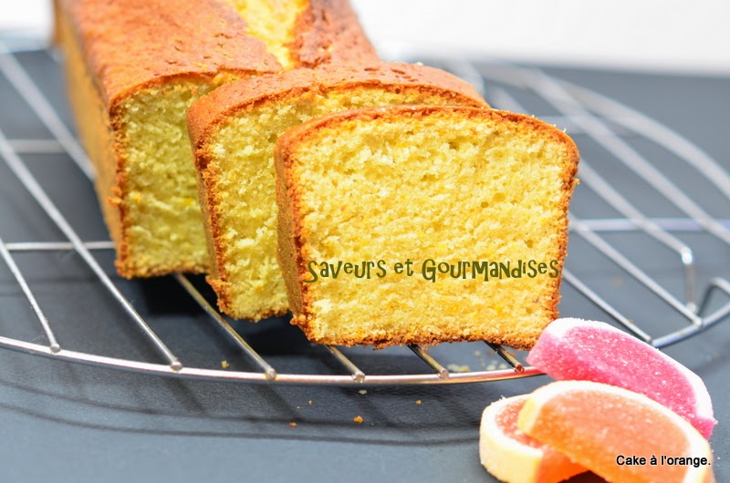 Cake à l'orange, pomme/poire/vanille/orange - Cassonade Belge Graeffe  (Variante du cake à l'orange de Sophie Dudem…
