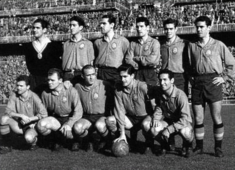 SELECCIÓN DE ESPAÑA en la temporada 195758