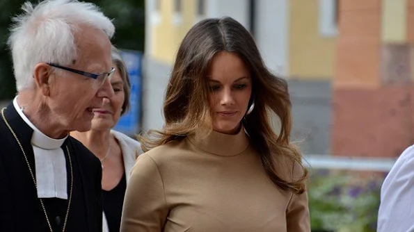 King Carl XVI Gustaf of Sweden, Prince Carl Philip and Princess Sofia of Sweden attended a service at Cathedral of Uppsala in Uppsala