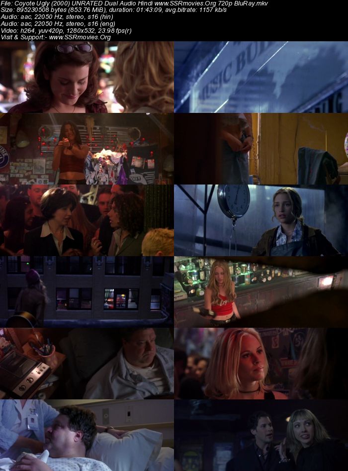 Coyote Ugly (2000) UNCRATEd Dual Audio Hindi 720p BluRay