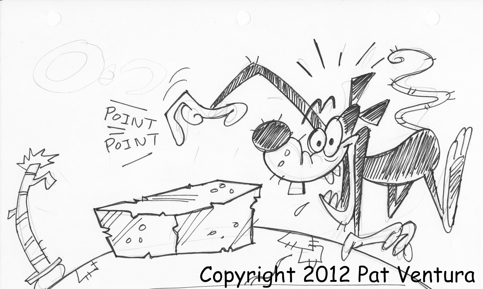 'Pat' Ventura's VenturaToons: Cartoon Sketches
