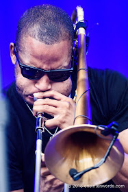 Trombone Shorty and Orleans Avenue on the Garrison Stage at Field Trip 2018 on June 3, 2018 Photo by John Ordean at One In Ten Words oneintenwords.com toronto indie alternative live music blog concert photography pictures photos