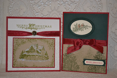 http://stampwithtrude.blogspot.com Stampin' Up! Christmas card by Trude Thoman