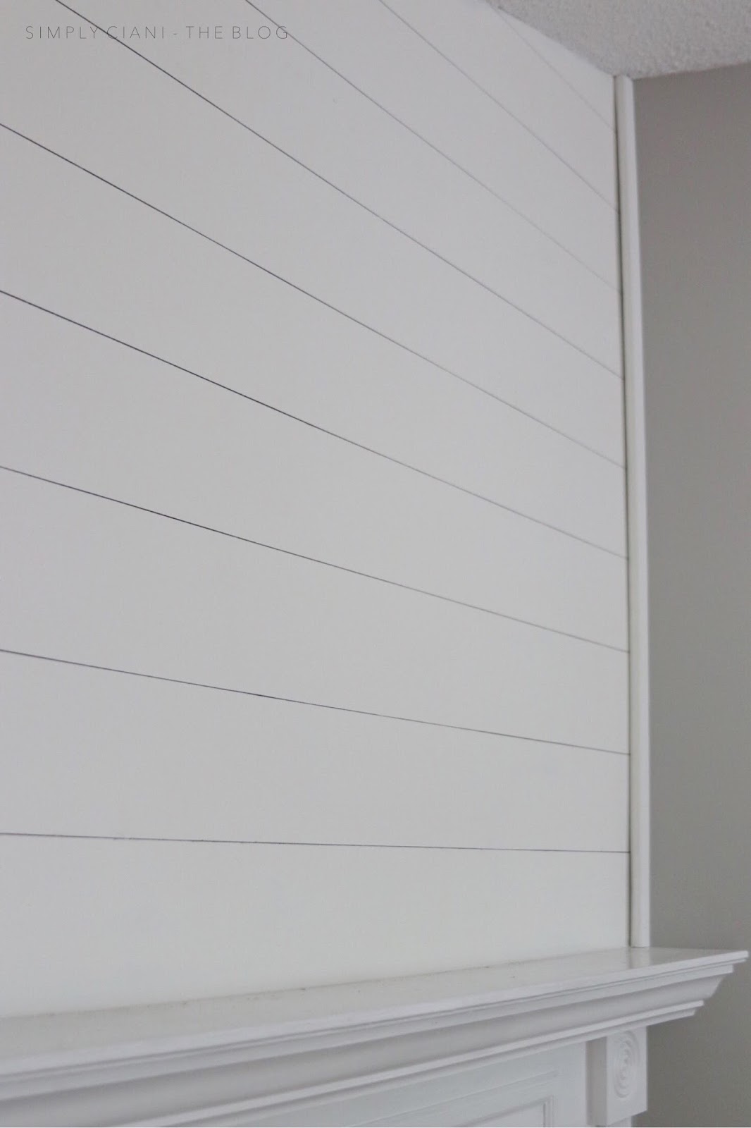 DIY Painted Shiplap Tutorial Simply Ciani