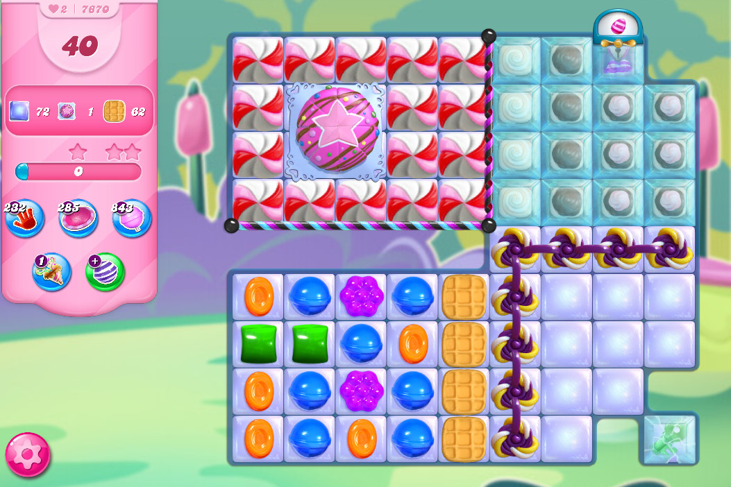 Candy Crush Saga level 7670 Candy Crush Saga level 7670