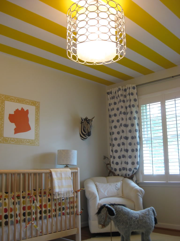 Ashley Falkenburg Interiors Striped Ceilings