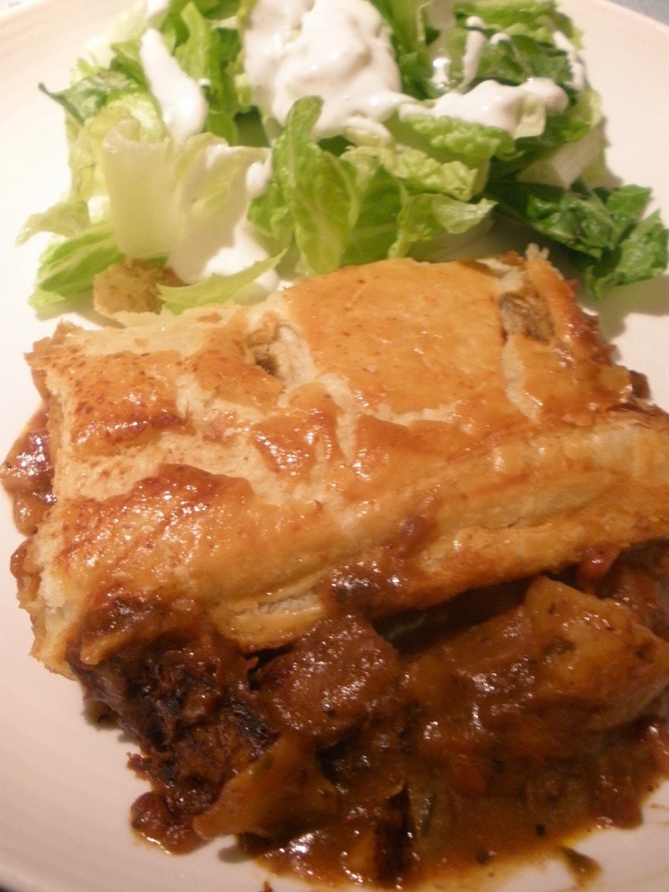 the half cut cook: Steak and Guinness Pie
