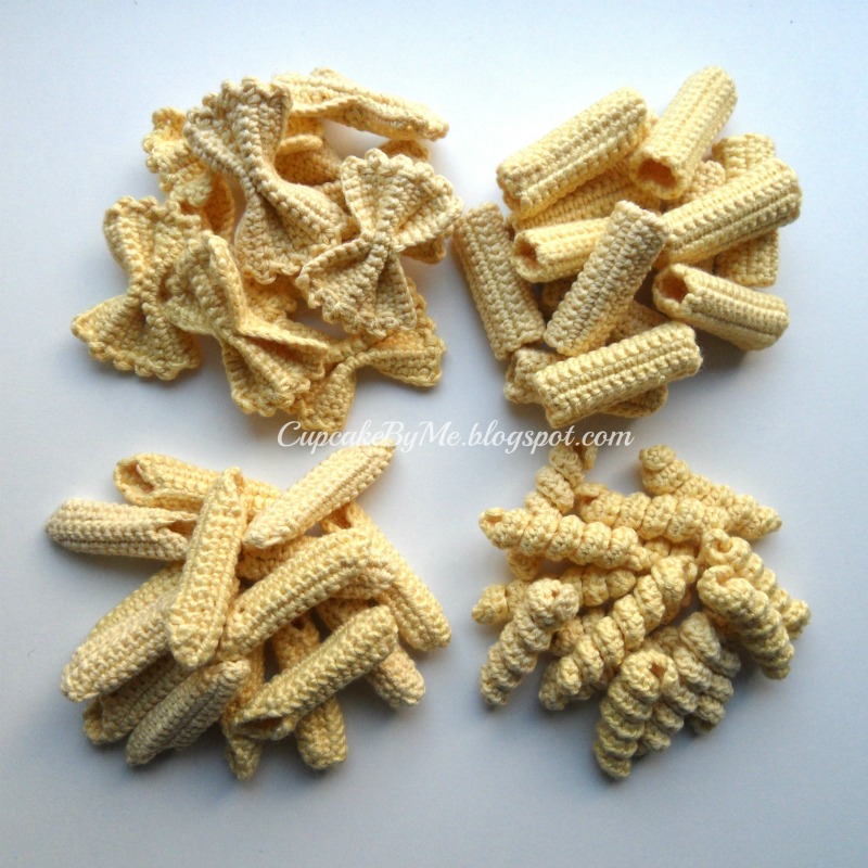 græsplæne oplukker revidere Cupcake By Me Blog ©: Hæklet pasta