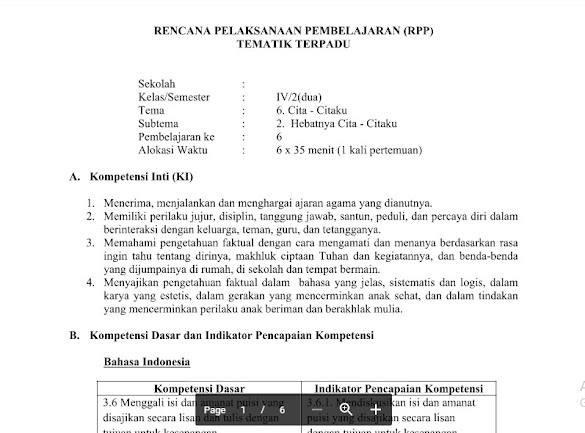 Perbedaan Rpp Kurikulum 2013 Revisi 2017 Dan Rpp K13 Revisi 2016 Berikut Contohnya