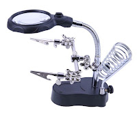 Soldering Iron Station Third Hand with Light Magnifier