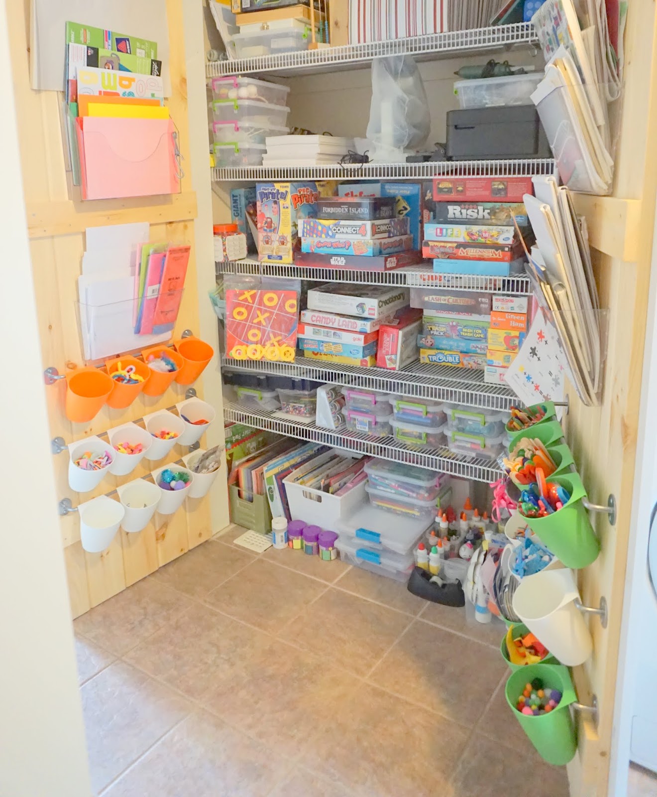 Arts & Crafts Storage for Kids - Making Montessori Ours
