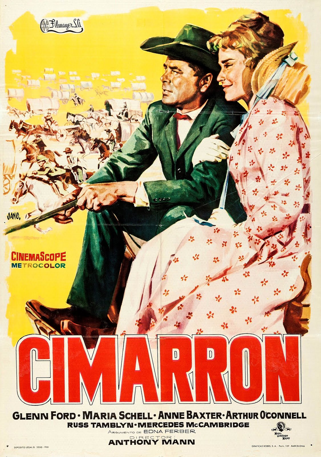 La ruée vers l'ouest (1960) Anthony Mann / Charles Walters - Cimarron (30.11.1959 / 1960)