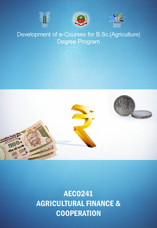 Agricultural Finance and Cooperation ICAR E course Free PDF Book Download E Krishi Shiksha