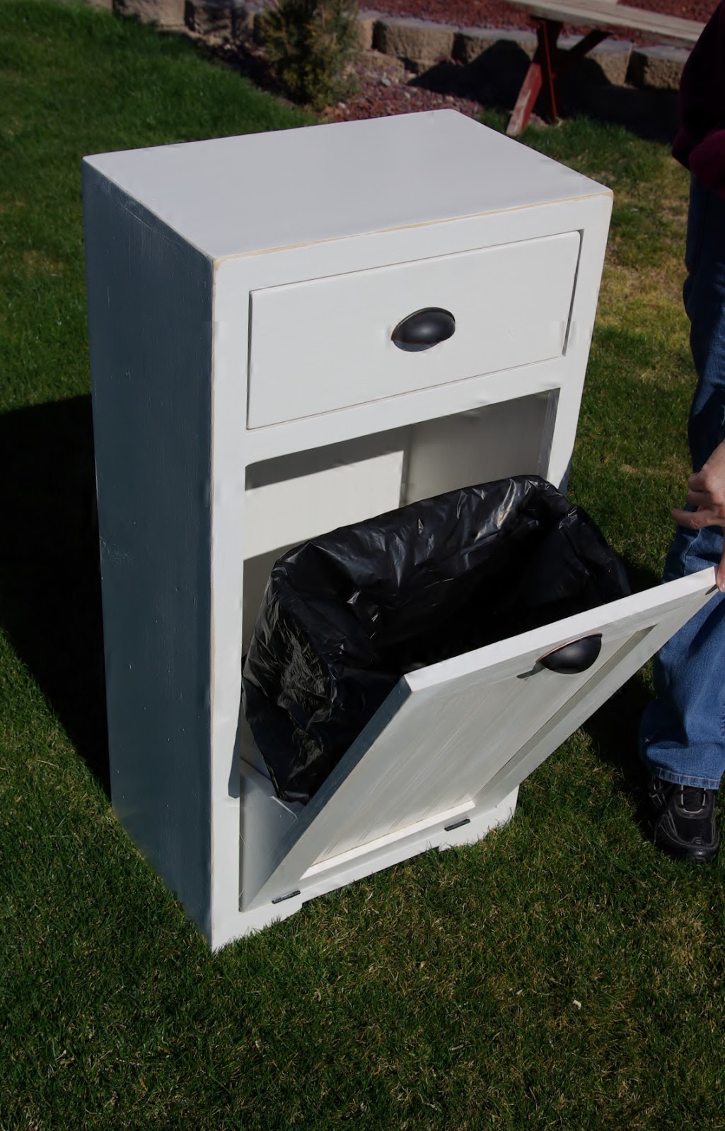 Reclaimed Rustics Tilt Out Trash