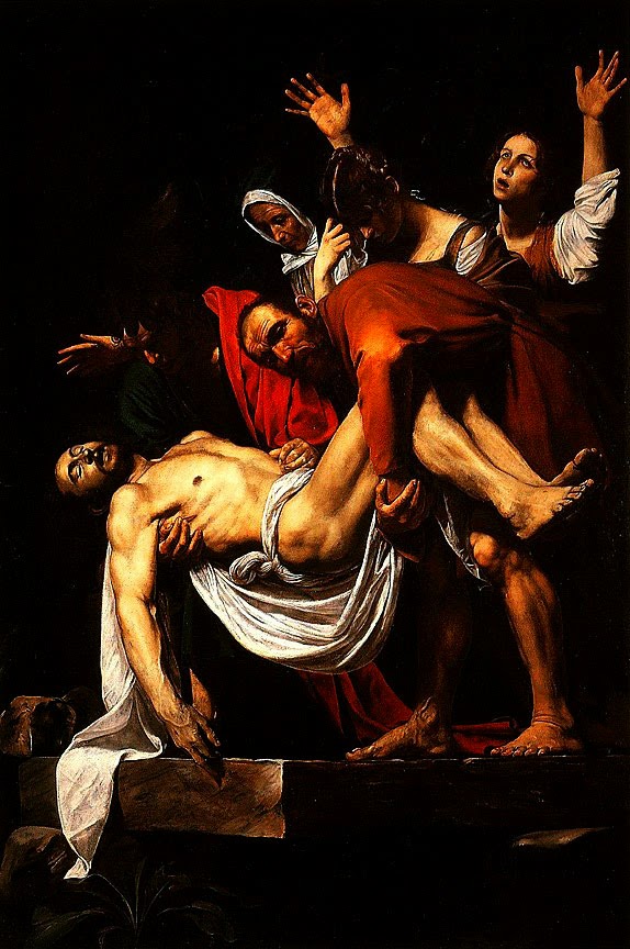 "Deposição de Cristo", Caravaggio, gênio do Barroco