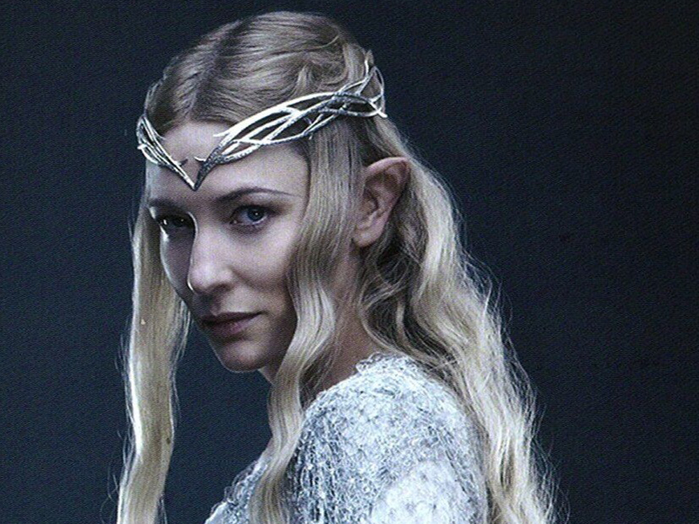 Another strong woman in The Lord of the Rings is Galadriel. 