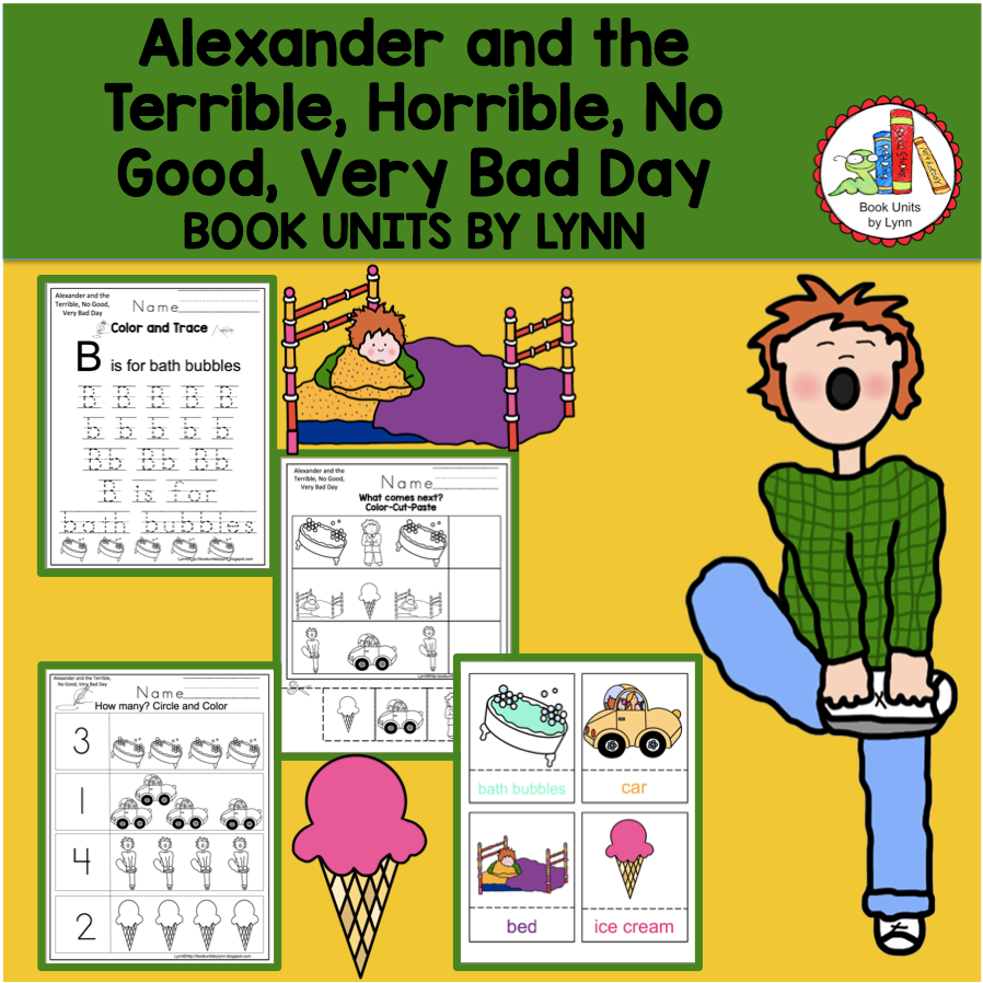 ALEXANDER AND THE TERRIBLE, HORRIBLE, NO GOOD, VERY BAD DAY ~ Book ...