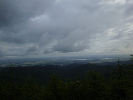 Przedgórze Paczkowskie z Jawornika Wielkiego. Przedgórze Paczkowskie z Jawornika Wielkiego.