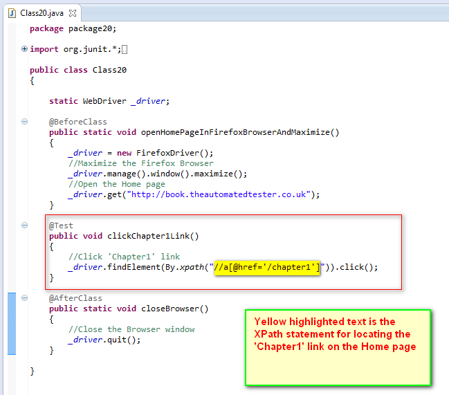Selenium-By-Arun: 353. Clicking the Link by locating it using XPath ...