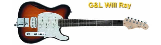 Guitarra G&L Will Ray con Sistema B-Bender de Serie