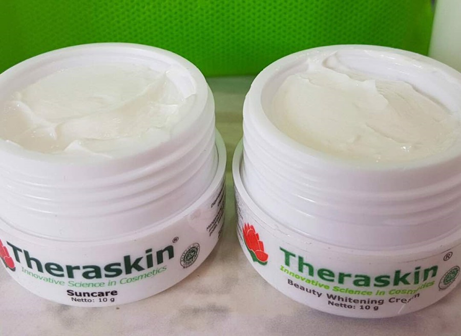 Tekstur Paket Theraskin Cream Glowing 4 In 1