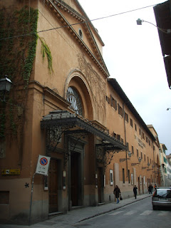The entrance to Teatro alla Pergola