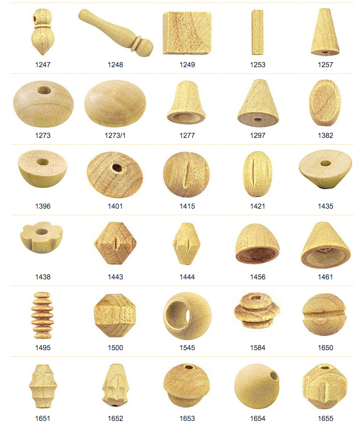 Splendid Crystals Czech Republic Wooden Beads