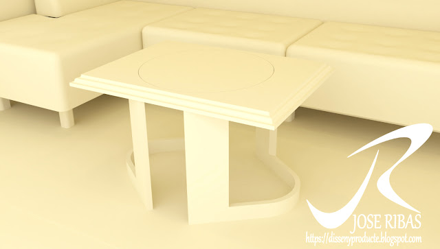 Mesa de Centro para Salón, modelo 3D