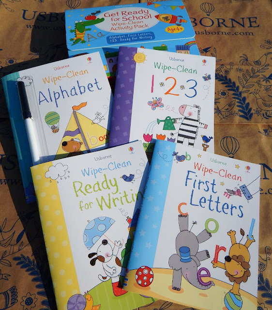 Călători printre cărți Usborne Get ready for school Wipe Clean