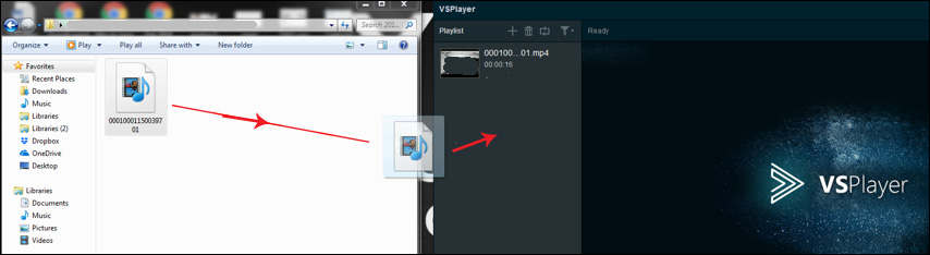 How to play recording files using VSPlayer