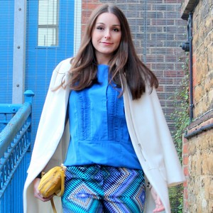 Eye popping optical trousers