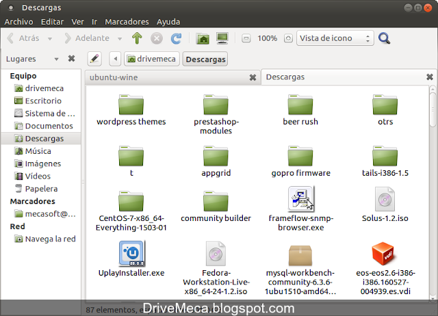 DriveMeca instalando Wine en Linux Ubuntu