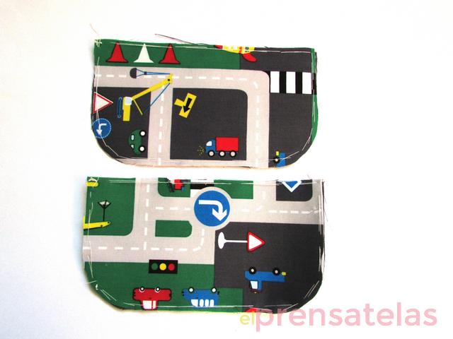 Patron cartera triple ElPrensatelas