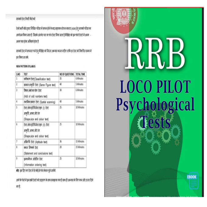 RRB ALP CBT-3 Psychology Study Materials PDF in Hindi & English