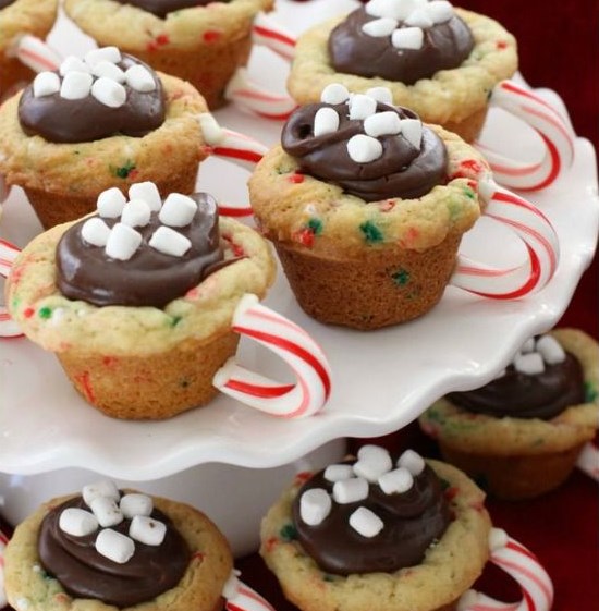 HOT CHOCOLATE CHRISTMAS COOKIES #Cookies #Christmas