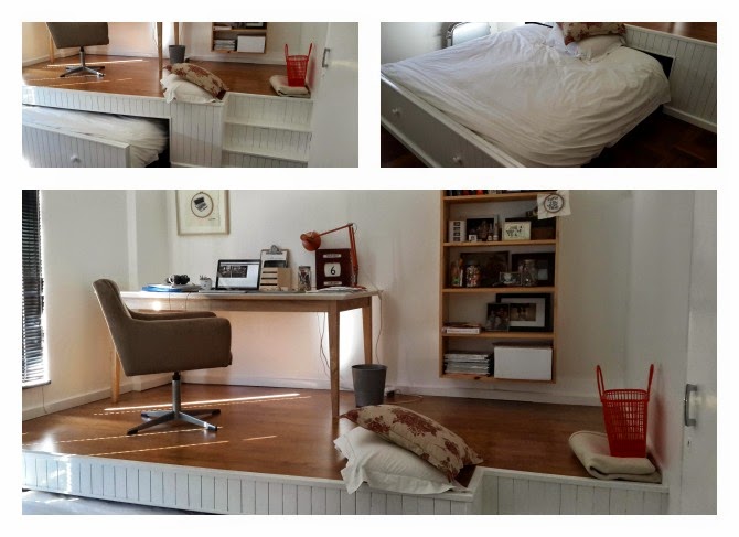 Hacer camas con espacio para almacenar | Decoración