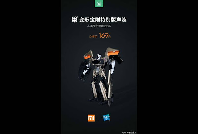 Xiaomi and Hasbro Make Mi Pad 2 which became Transformers in 30 Steps