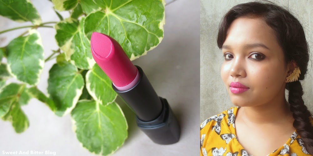 Avon Lily Pink Lipstick Indian Skin Swatch