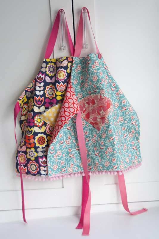 Quilt Inspiration Free pattern day Aprons