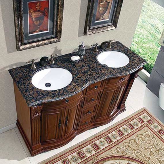 Double Sink Vanities for Small Bathrooms - AyanaHouse