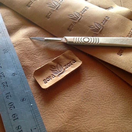 Sorazora Blog Heat Branding Leather Patches